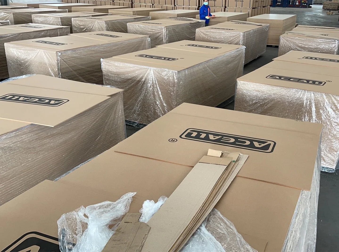 Plywood packaging and labeling