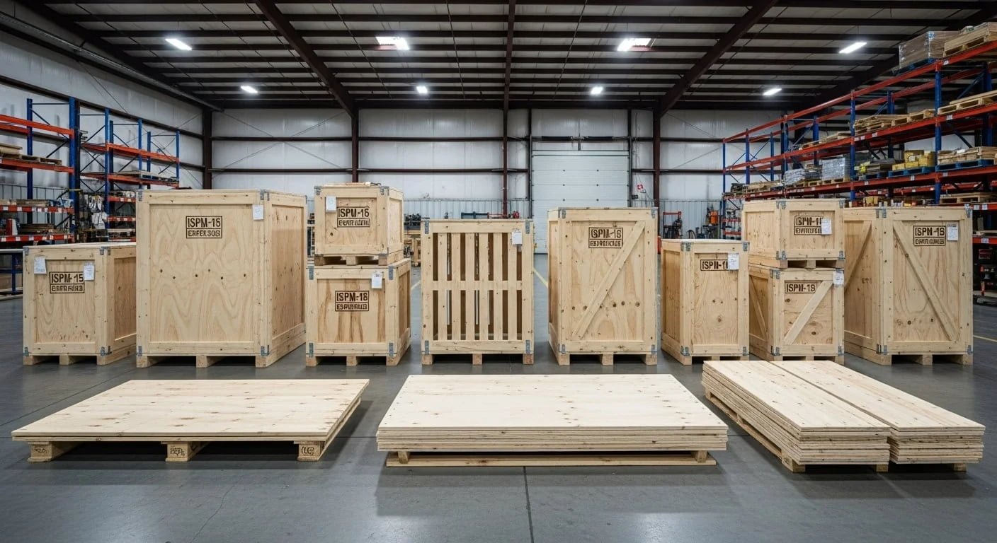 Packaging and pallets plywood