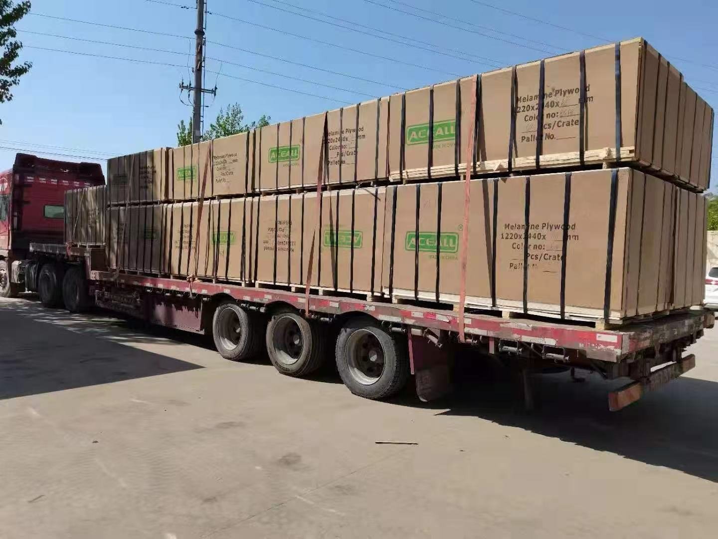 Container loading and shipping logistics area