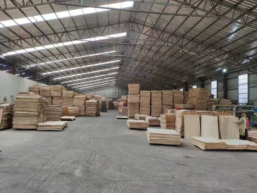 Temperature-controlled warehouse facility for plywood storage