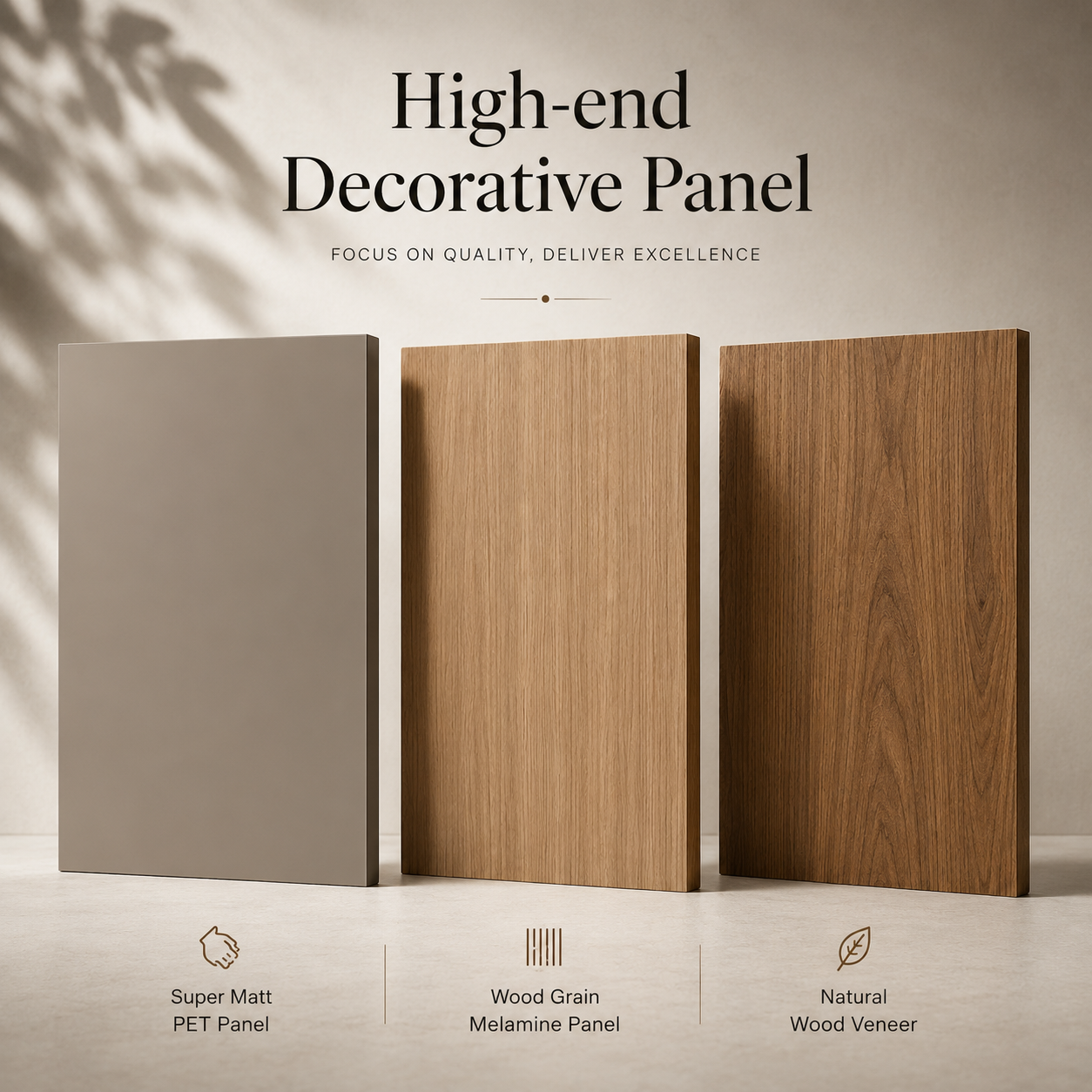 Decorative wood panels